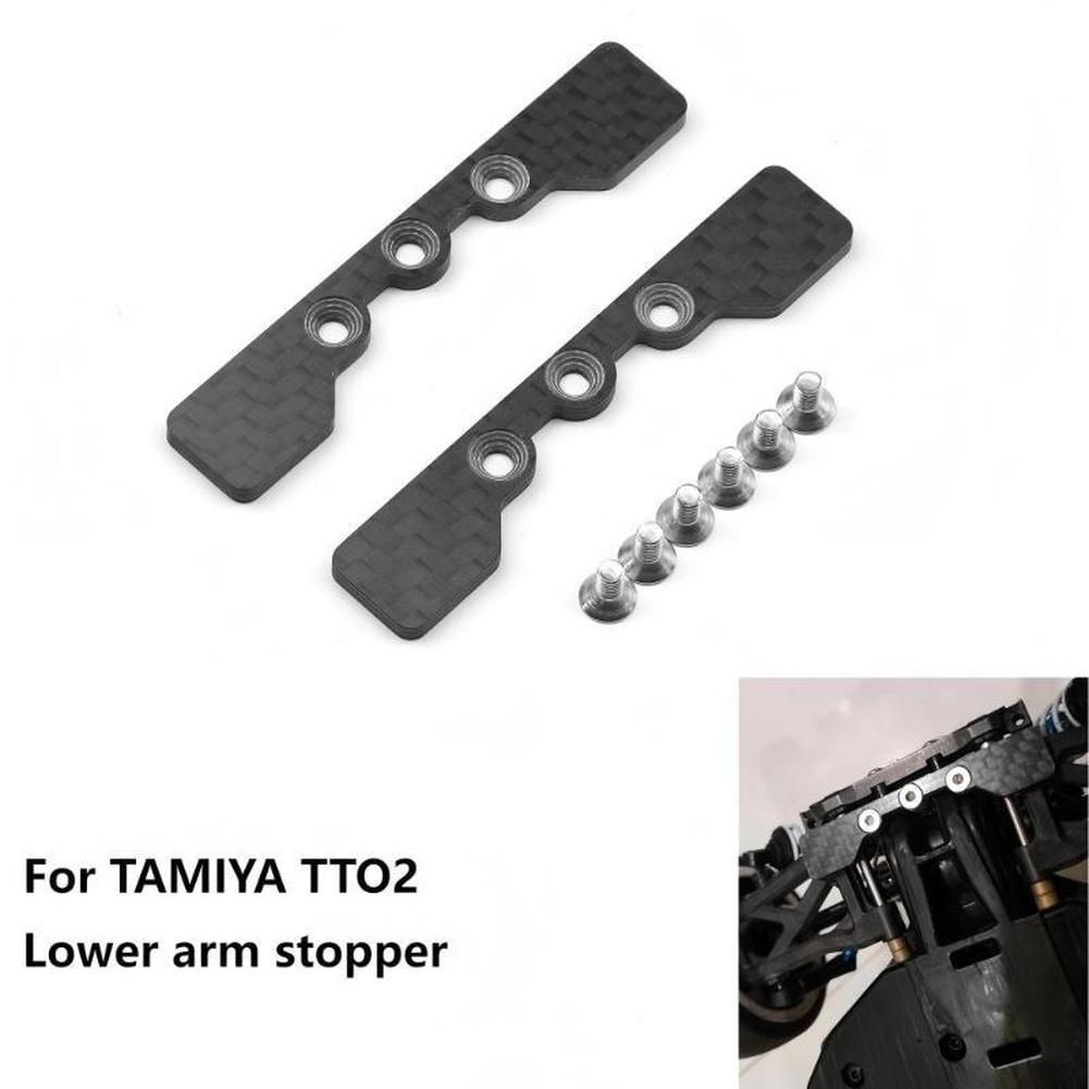 

Lower Arm Stopper Plate Carbon Fiber Upgrade for Tamiya TT02 1/10 RC Car to Improve Control and Driving Experience China Mainland