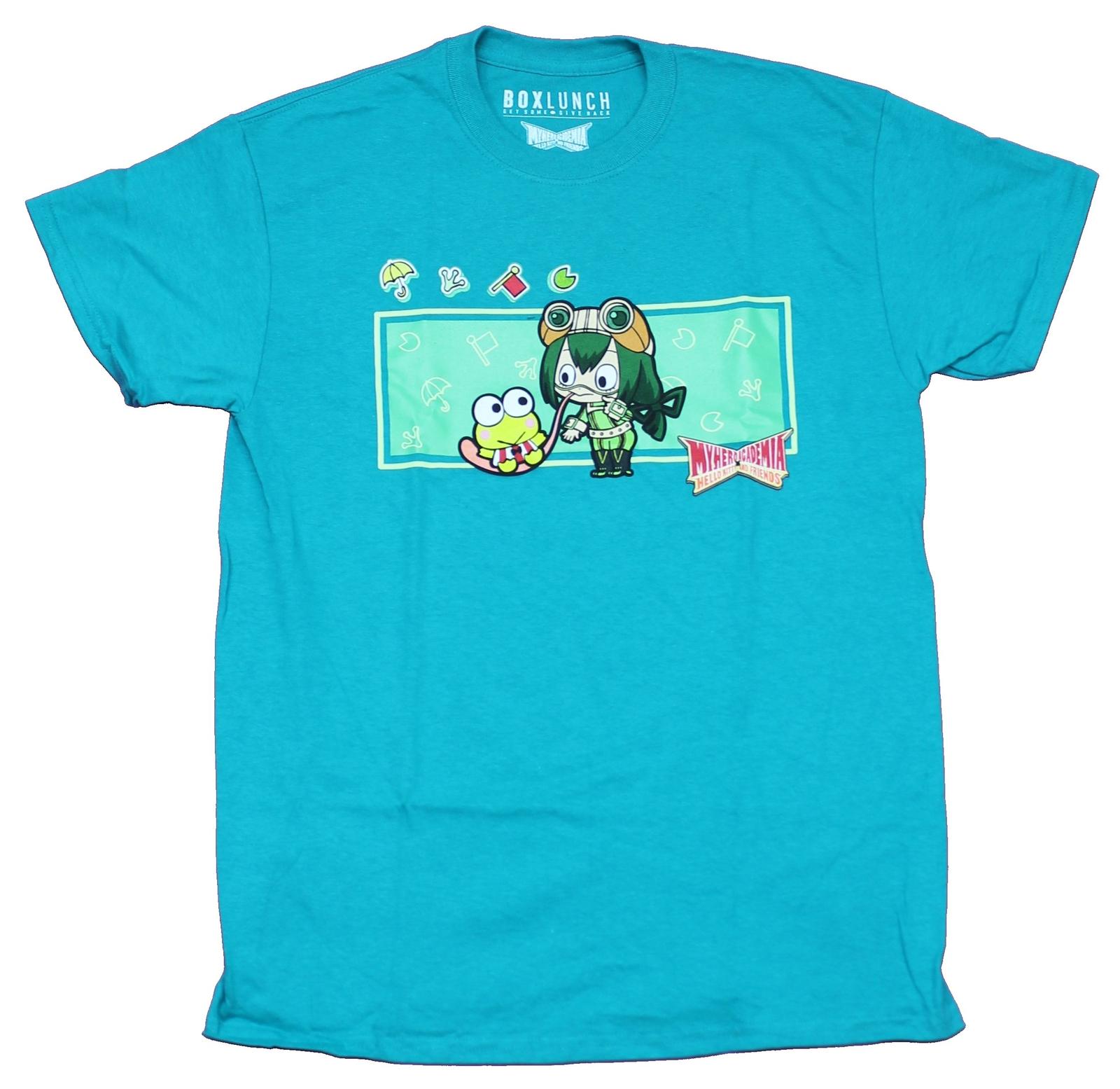 My Hero Academia Sanrio Adult New T-Shirt - Froppy & Keropi Chibi Style XL
