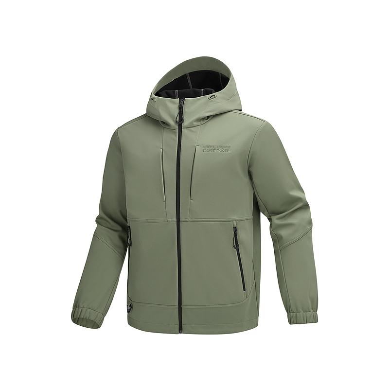 Skechers Outdoor Series Windproof Waterproof Warm Breathable Comfortable Hooded Jacket Men jackets Gray P425M107-04YD M