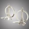 Key Chain Mini Eiffel Tower Design Exquisite Ornament Hanging Bag Pendant for Gift