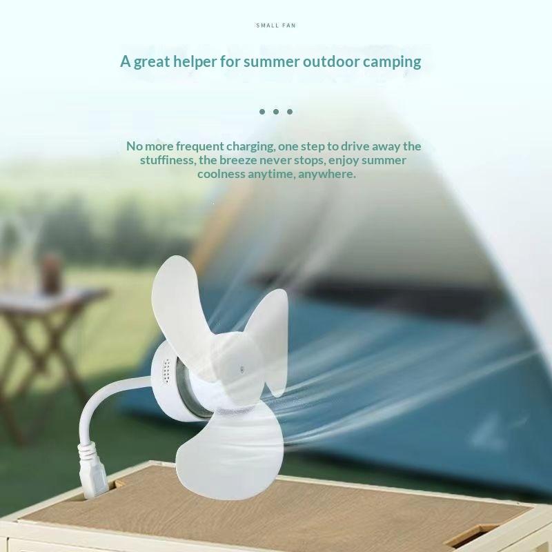 1 stk Mini Bærbar Køleventilator USB Fleksibel Ventilator USB-drevet til Powerbank Laptop PC AC Oplader