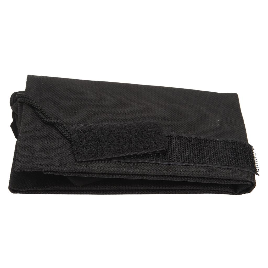 Horse Tail Bag Nonwoven Fabric Waterproof Breathable Horse Tail Protector Guard with Fringe Black