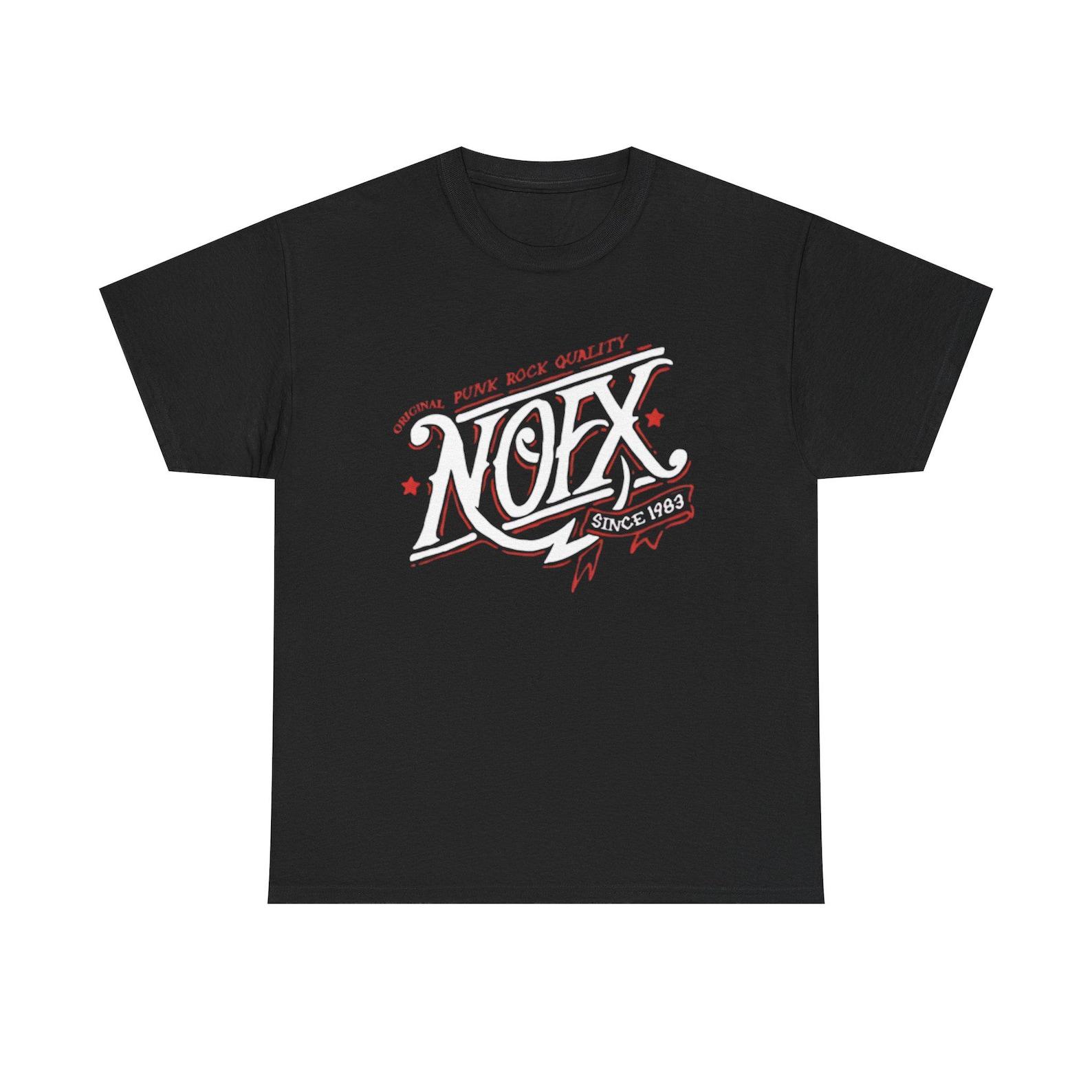 NOFX Vintage Punk Rock Logo T shirt | Punk Skate Graphic Tee S