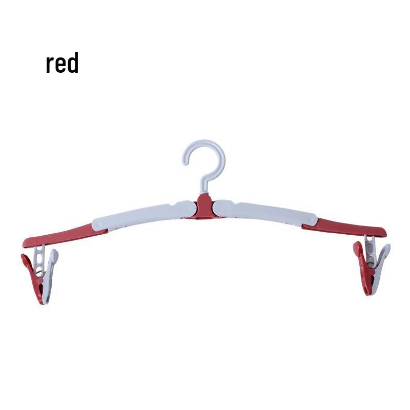 Portable Folding Clothes Hanger: Multi-Use Non-Slip Drying Rack for Travel and Home