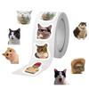 500Pcs Animal Cats Decorative Stickers for Scrapbooking Photo Album Self Adhesive Sealing Labels for Chritstmas Wedding