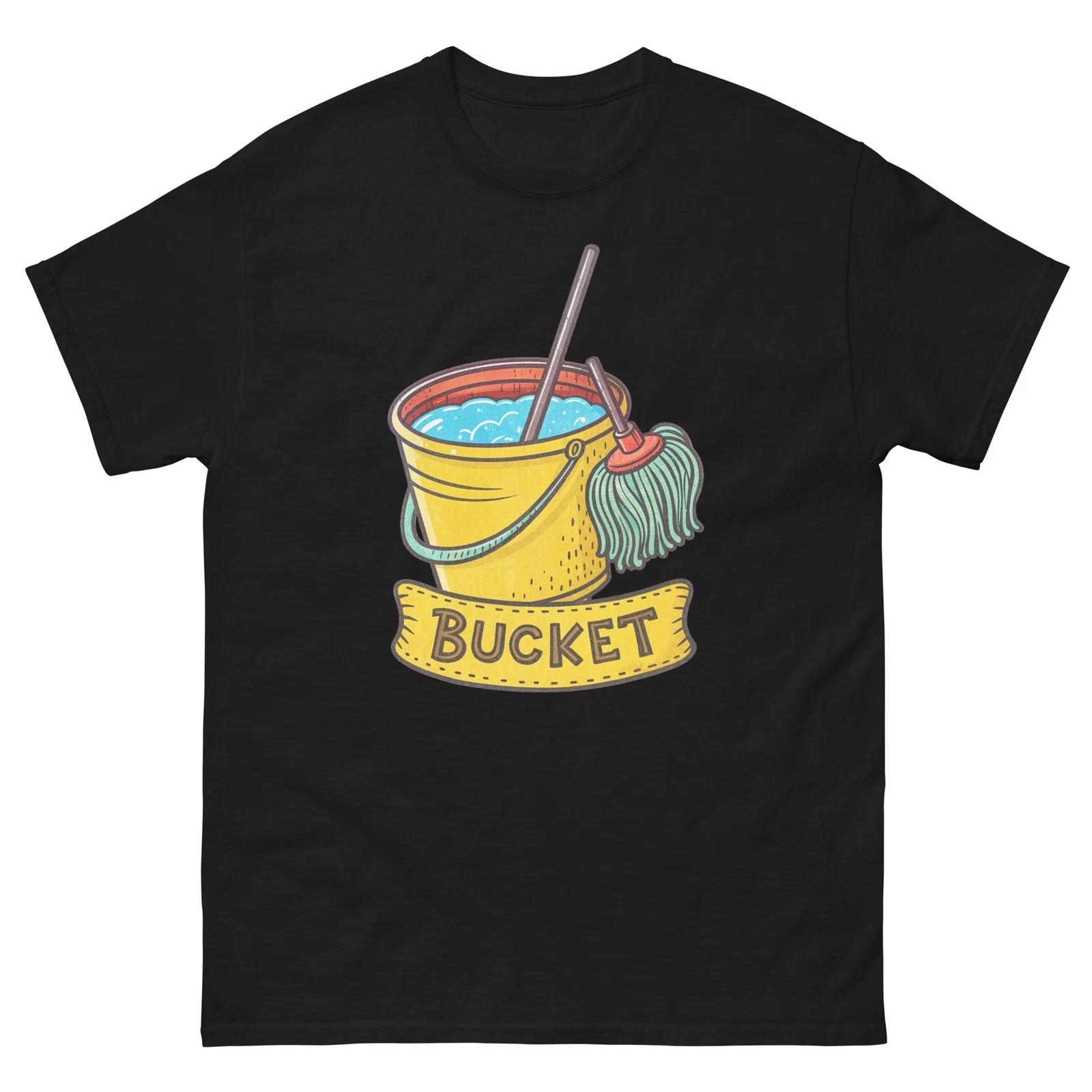 Bucket Popular Illustration Object T-Shirt 3XL