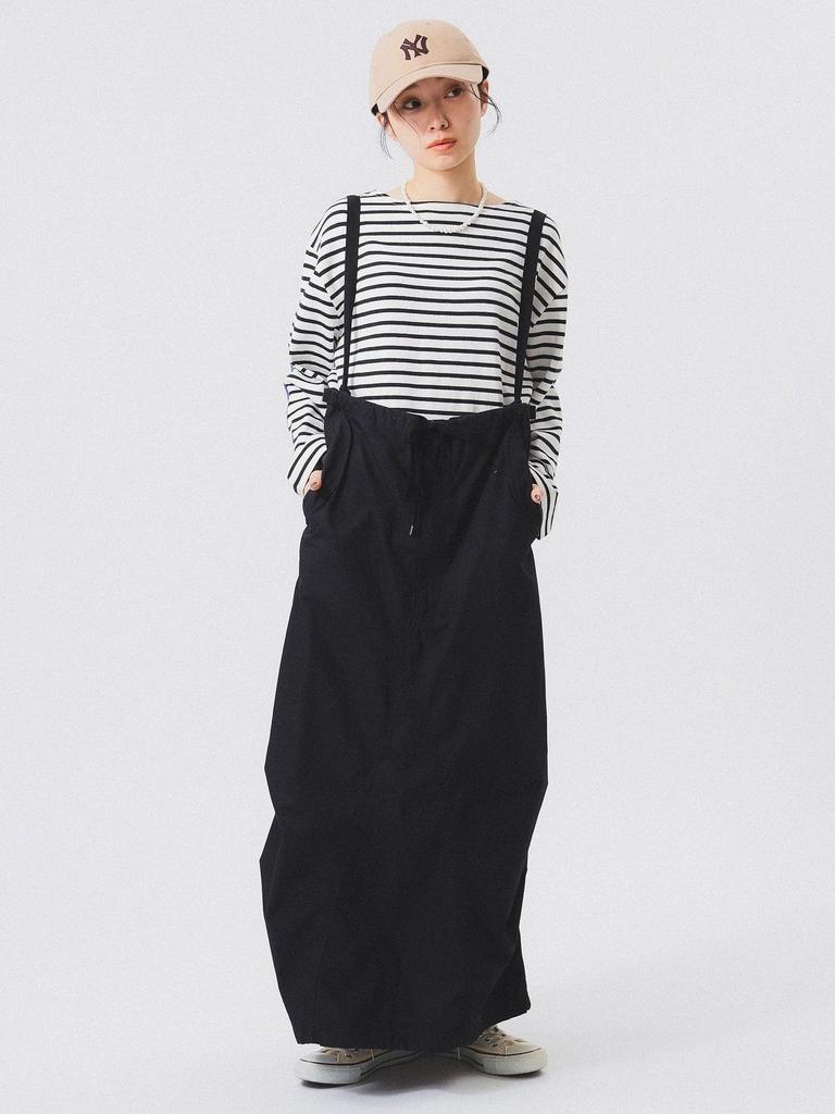 Beams Boy Women's Army Overpants Dress, Black, Free Size, 13260175791