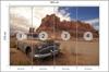 Photomural Old Car In The Desert Non-Woven 405x270