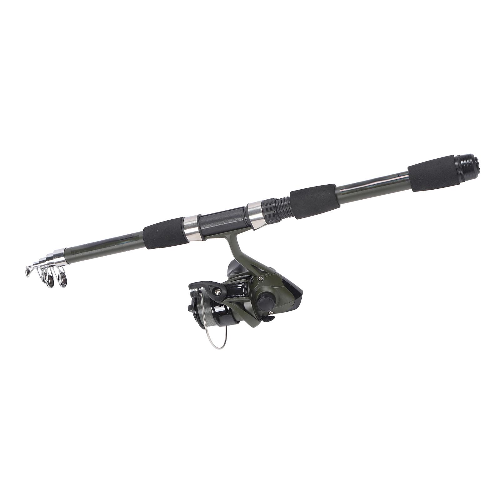 

Набор удочек 5,4 фута Портативная телескопическая удочка Катушка Комбо Набор для мальчиков девочек юношей с