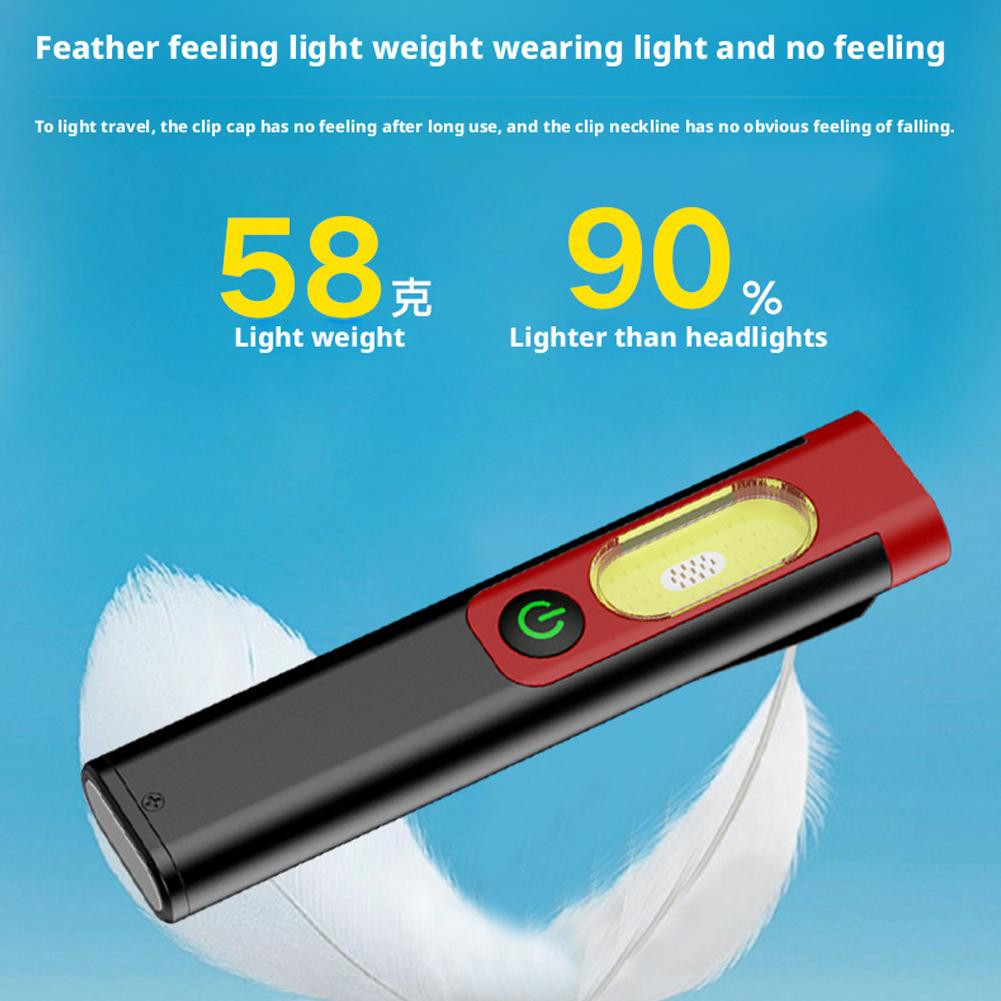 1PC USB Charging LED Flashlight COB Rechargeable Pocket Lamp Hand Torch Work Light For Camping Lanterns Tactical Night Light