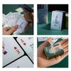 Mini Playing Cards, Waterproof Poker Cards Miniature Poker Cards Dollhouse Poker Small Game Deck Cards for Teens Adults