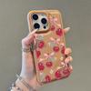 Bow Cherry Phone Case For IPhone 17 17Air 16 15 Case For IPhone 11 13 12 14 Pro Max 16 15 14 Plus Cover Case Funda 17 17Air