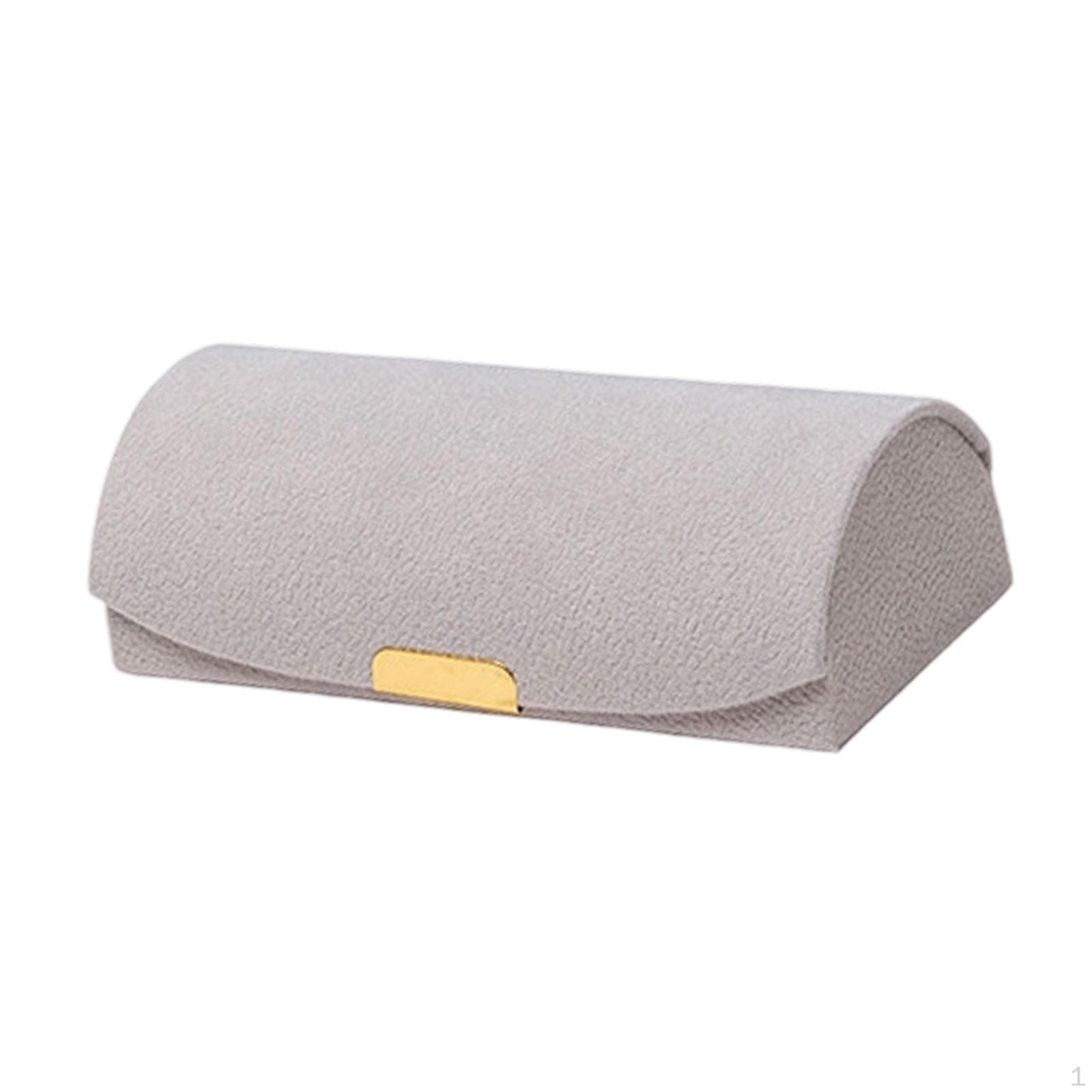 

Шкатулка для хранения ювелирных изделий для путешествий, органайзер для браслетов и сережек серый