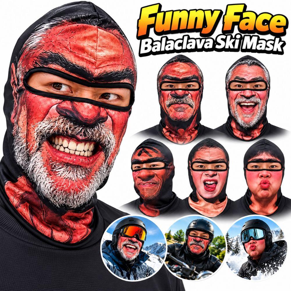 Full Coverage Winter Mask Cover Elderly Man Funny Ski Mask  Costume Parties