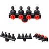 Hot Garden 4 Way Tap Connectors Hose Pipe Splitter Plastic Drip Irrigation Water Connector