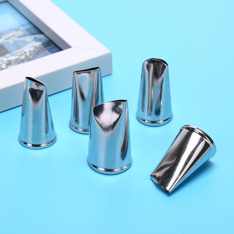 

5 шт./компл. насадки для крема в виде лепестков роз, насадки для украшения торта, пирожных, кексов