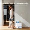 Aspirateur robot Laveur - TEENDOW D63S Ultra - 10000Pa -4L- Autonomie 160 min - Séchage automatique - Vidange Auto - avec Navigation