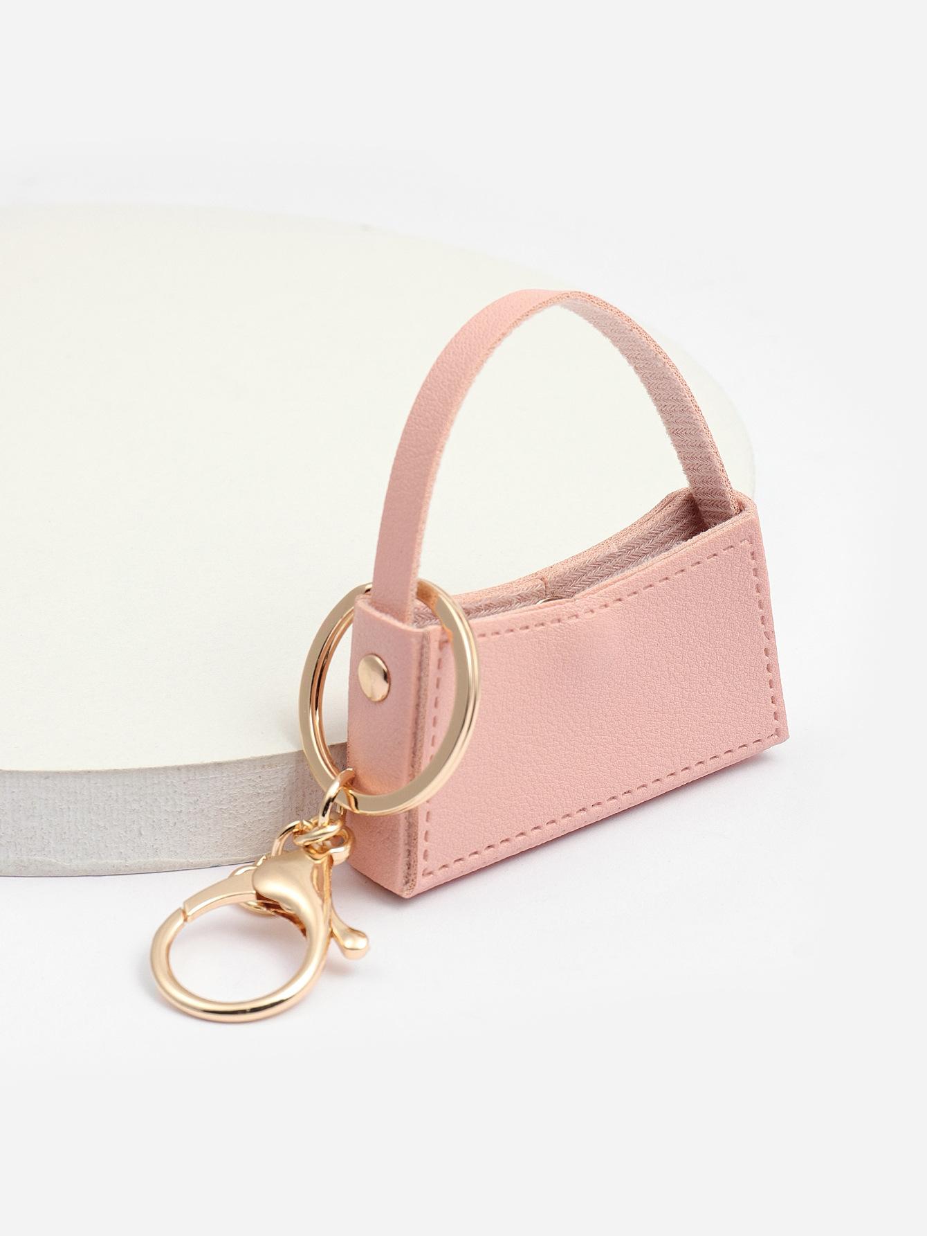 

Kawaii брелок новый маленький изогнутый мешок конфетного цвета кулон креативный мини DIY аксессуары розовый