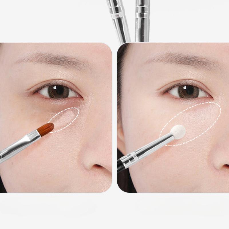 6PCS Makeup Brush Eye Shadow Lip Brush Foundation Make-up Brush Concealer Blade Brush Nose Shado/ Stipple Brush Detail Brush Set