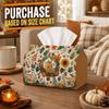 1pc Cottagecore Autumn Tissue Box | Multi-Functional Fall Napkin Dispenser, Suitable for Home, Thanksgiving Parties, Honey Jar Bee Maple Leaf - Hot Se