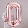 Vthoviwa Aluminium 100 Helium Roséguld 100 Sifferballonger Jubileumsfest Roséguld Shijimi Heliumballonger 40-tums Ballonger, (0123456789), 10-19,