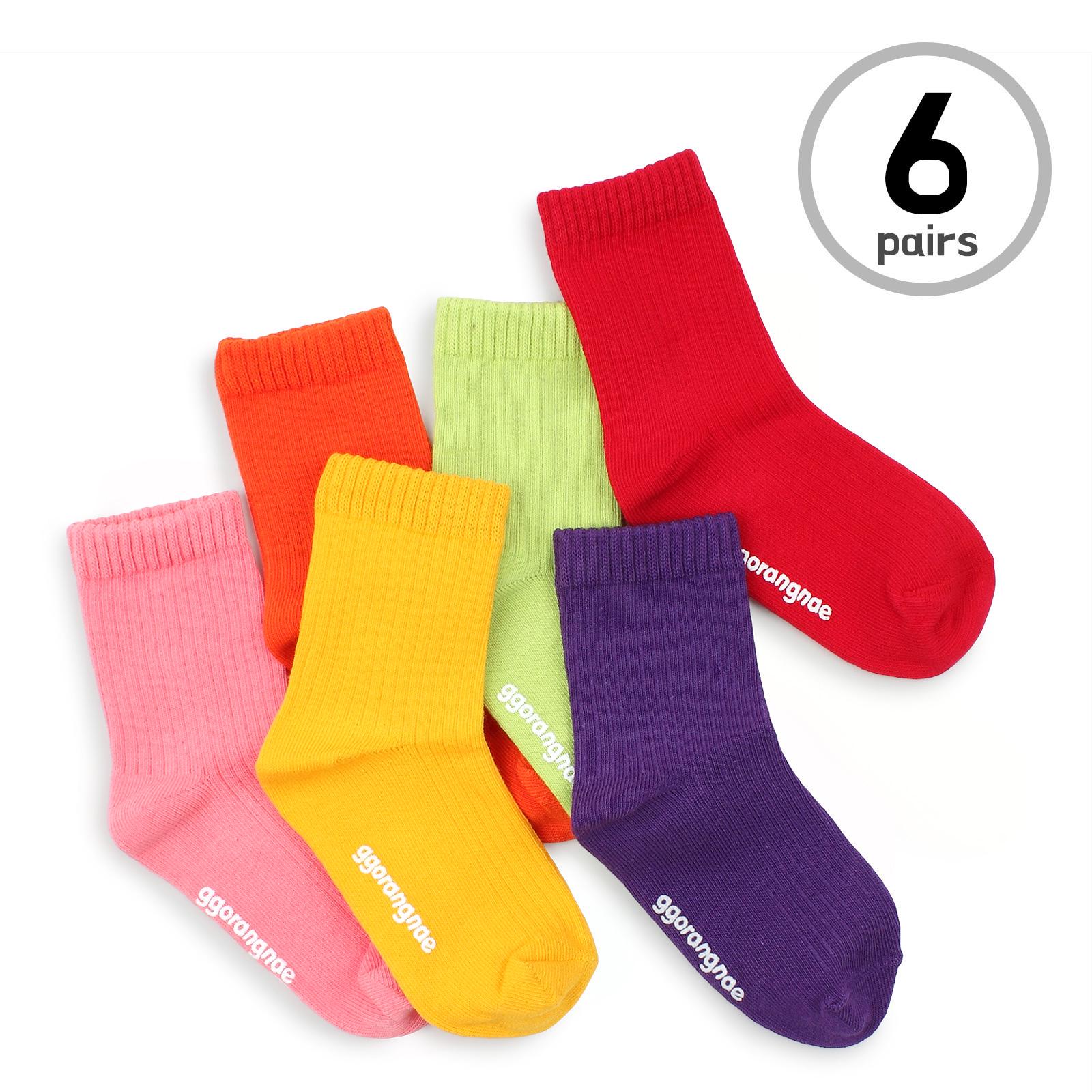 

Носки Kids Cotton Non Slip Basic Pastel Color Socks Kids Basic - E 12cm