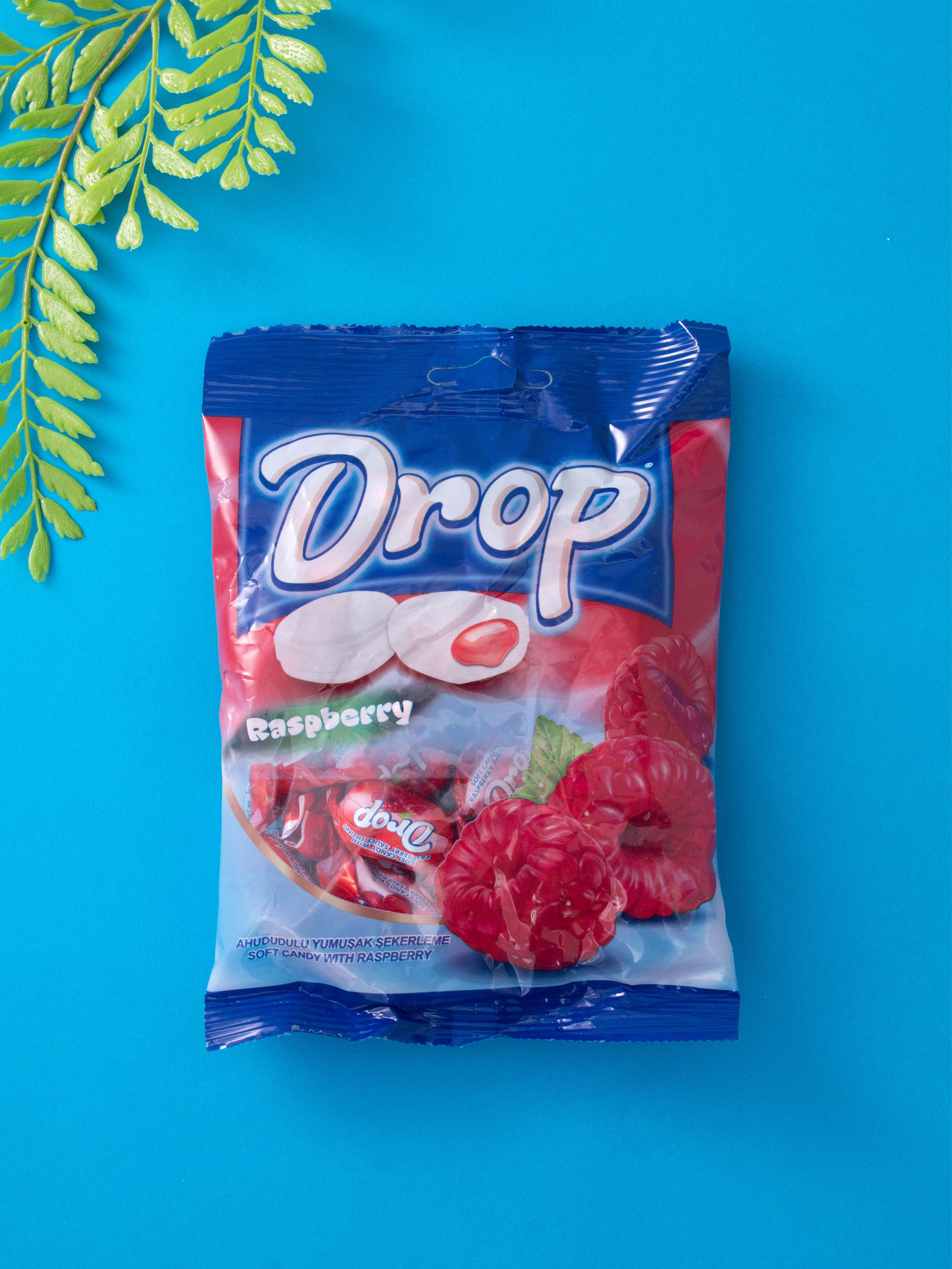 Raspberry Drop Soft Candy 75g 1ea