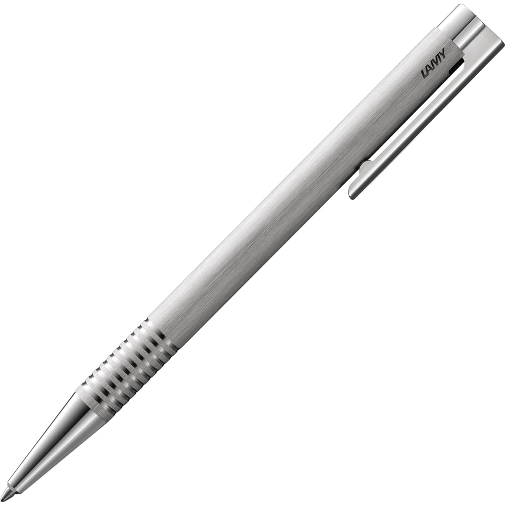 LAMY Logo Blush Ballpoint Pen - Elegant and Durable Stainless Steel Ballpoint Pen - Line Width M ...