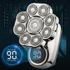 9D Floating Head Shaver,6-in-1 Detachable Head Shavers, IPX7 Waterproof Wet Dry Shaving, Intelligent LED Display,Rechargeable Cordless