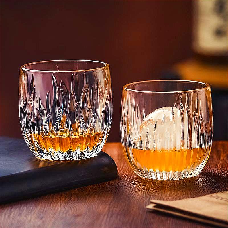 8.9oz 260ml Cupă Elegantă de Sticlă Transparentă Pahar pentru Băuturi Bar Pahar pentru Whiskey Cană Creativă pentru Cafea Pahare pentru Băut Iced Latte Cupe Mocha