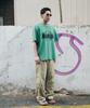 Nontai Pigment Fade Symbol T-Shirts (Green)