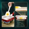 Patelnia do omletów kuchennych Mini patelnia do rondla Tamagoyaki z powłoką zapobiegającą przywieraniu Prostokątna patelnia do smażenia Domowe zachodnie śniadaniowe garnki do gotowania na wszystkie kuchenki