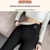High Waist Lambswool Shark Leggings: Thickened Velvet Warm Yoga Pants for Women - Slimming and Shaping, Perfect for Autumn and Winter.