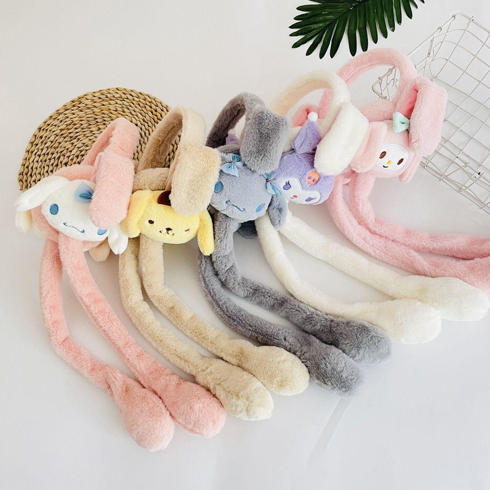 Cuddly Plush Rabbit Earmuffs Warm Fun Winter Accessory For Adults Kids
