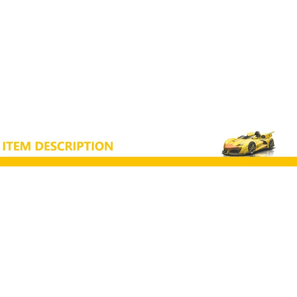 JDM BLACK EDITION Steering Wheel Universal Modified Car Deep Dish Race Sports Steering Wheel