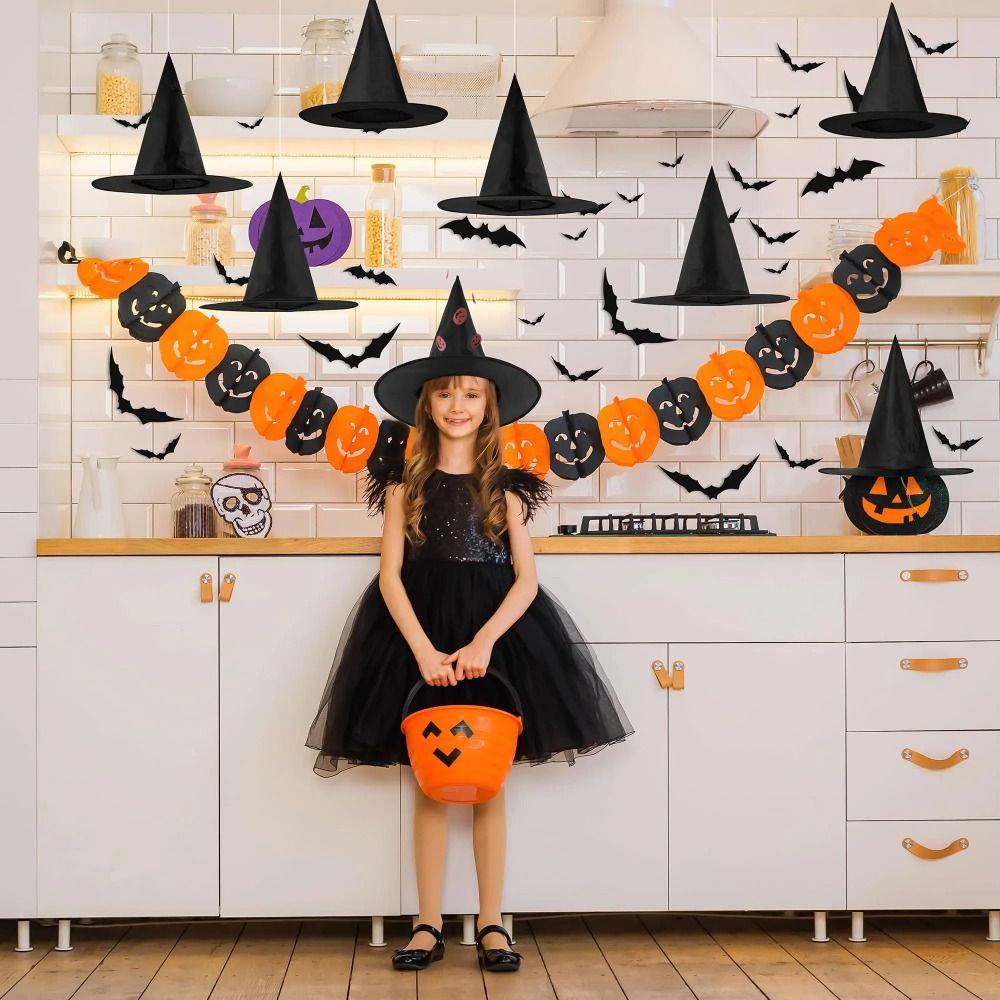 Bat Children Wizard Cap Spider Halloween Cosplay Accessories Halloween Wizard Hat  Festival
