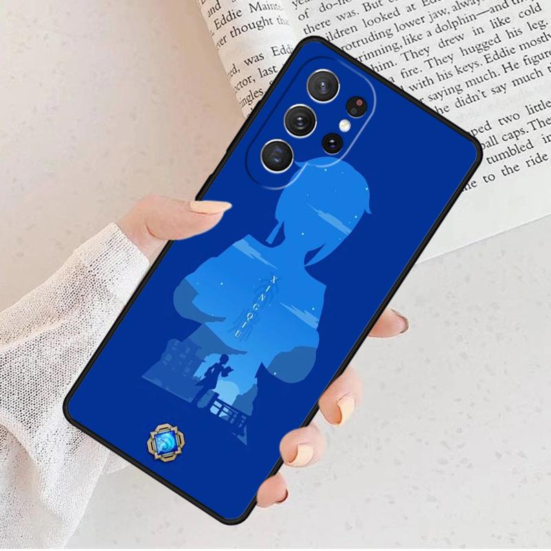Genshin Impact Xingqiu Phone Case For Samsung Galaxy S25 S23 S30 S8 S21 S20 FE S24 S22 Note 10 20 Plus lite Ultra