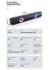 T-WOLF B320 Bluetooth Desktop Speaker with Heavy Bass & RGB Lights