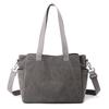 Fashion Simple Large Canvas Women Tote Bag, Durable Dual Carry Bag For Office Document Storage, Student Books And Weekend Leisure Outdoor Trips