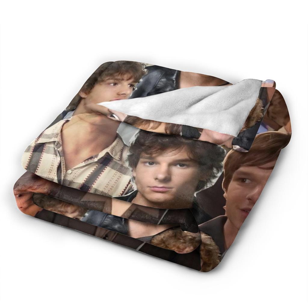 American Mason Thames Actor Blanket Quality Warm Soft Throw Blanket Winter Travel Office Living Room Novelty Bedspread