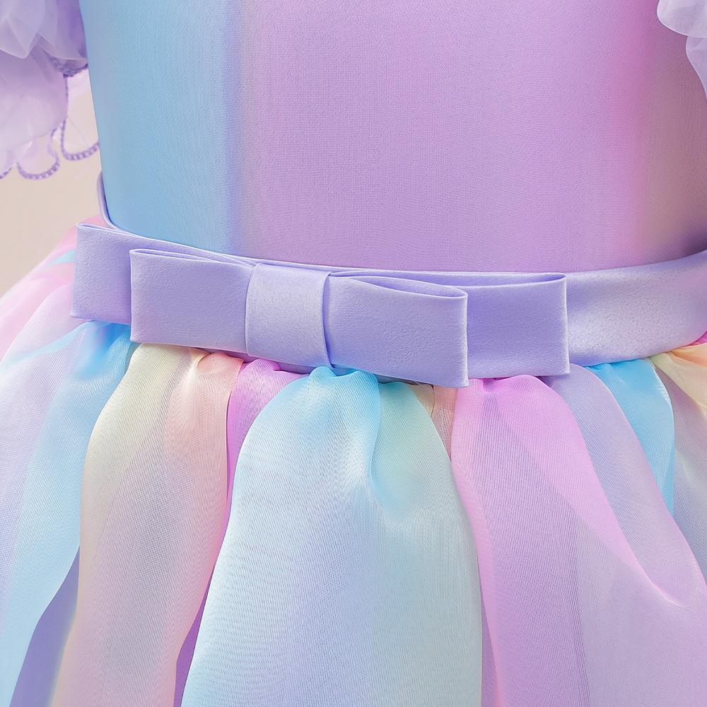 8-12 Years Girls Dress Autumn And Winter New Baby Children Dress Halloween Princess Dress Girls Wedding Party Dress Flower Girl Tutu Skirt