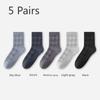 Men's Spring and Autumn Mid-calf Mesh Anti-bacterial Anti-odour Business Sweat Breathable Long Socks