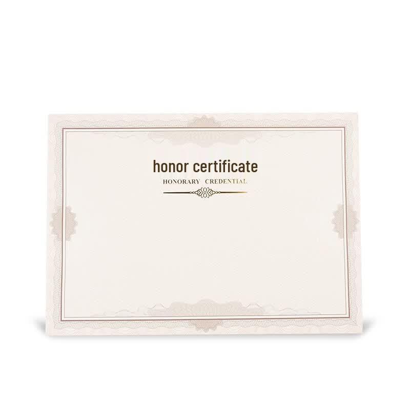 M&G 6K Award Certificate Inner Paper