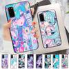 Kawaii H-Hatsune Miku Phone Case For Samsung S 20 21 22 23 Lite Plus Ultra Clear Mobile Cover Funda