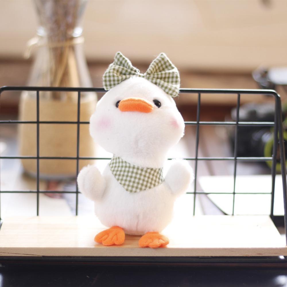 Animals Duck Bag Pendant Soft Fluffty Animal Doll Kawaii School Bag Pendant