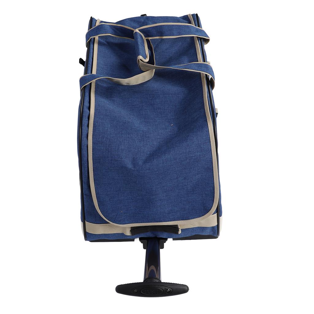 Rollende Haustiertransportbox Atmungsaktives Netz Faltbare Katze Hund Reisetasche mit Abnehmbaren Rädern für Innen