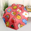 1pc Cute Cartoon Icons Automatic Open/Close Umbrella, Portable Folding umbrella for Everyday Use yy250826050