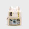 Japanese Y2K Kawaii Transparent Itabag Backpack Large Capacity PU Leather School Bag for Women Girls JK Fashion Daily Use