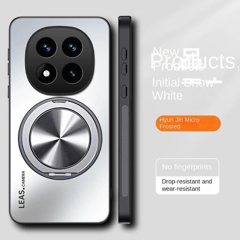 

Для Xiaomi POCO X7 Чехол Жесткий AG Матовый С Кольцом Подставка Магнитный Защитный Чехол Для Xiaomi POCO X7 Pro X 7 Чехол Для Телефона For POCO X7 Pro серебряный