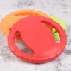 Pet Dog Flying Disc EVA Dog Training Ring with Double Handles Dog Flyer Toys Outdoor Activity Floating Fetch Toy